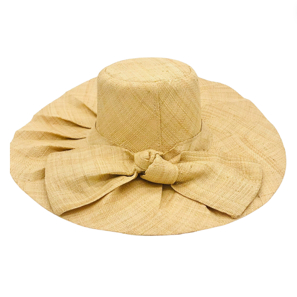 5" Brim Fan Straw Sun Hat