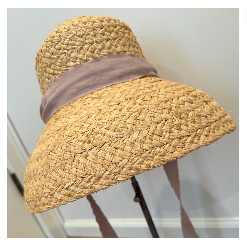 Raffia Straw Bucket Hat