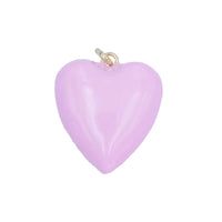 24K Gold Filled Enamel Heart Charm