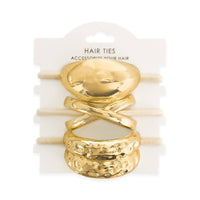 Statement Hair Tie Cuff Set