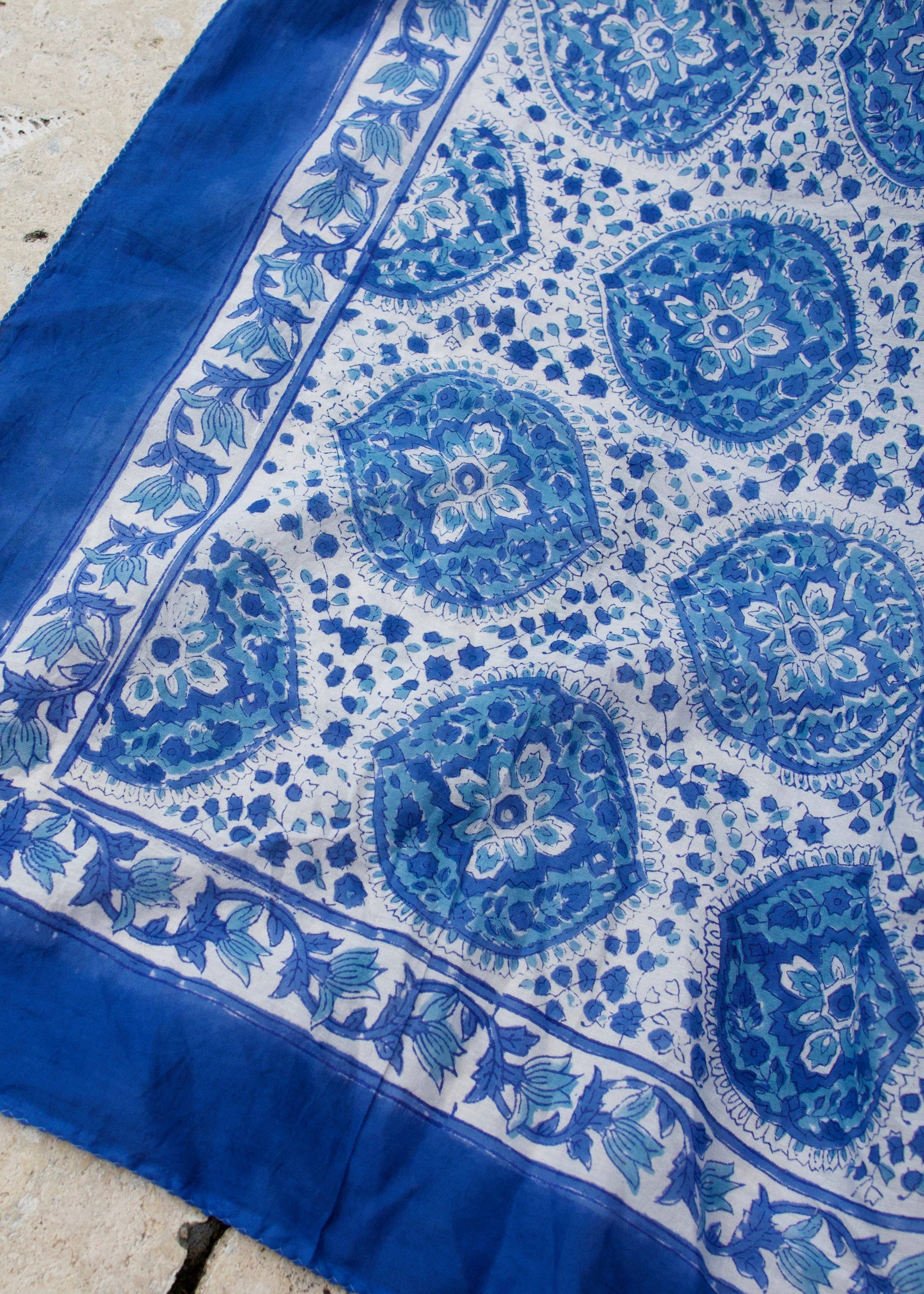 Guava Sarong in Ocean Tile