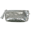 Silver Metallic Clutch