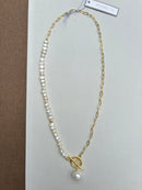 Freshwater Pearl Toggle Necklace