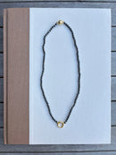 Sparkly Black Beaded Necklace