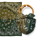 MARU Scarf Bag – Olive & Forest Green