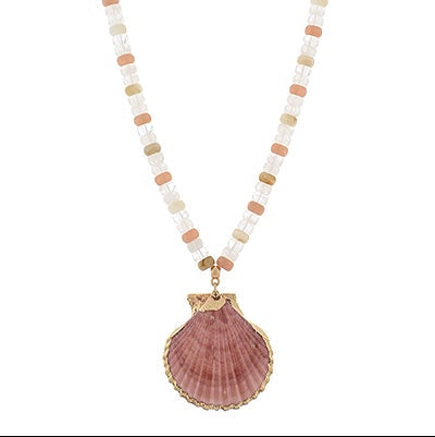 Sea Shell Beaded Necklace