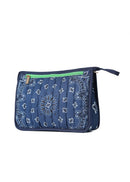 Bandana Print Pouch - Navy