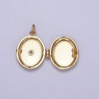 Classic Gold Filled Oval Locket Photo Locket