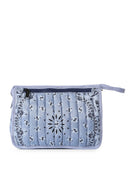 Bandana Print Pouch - Beau Light Blue