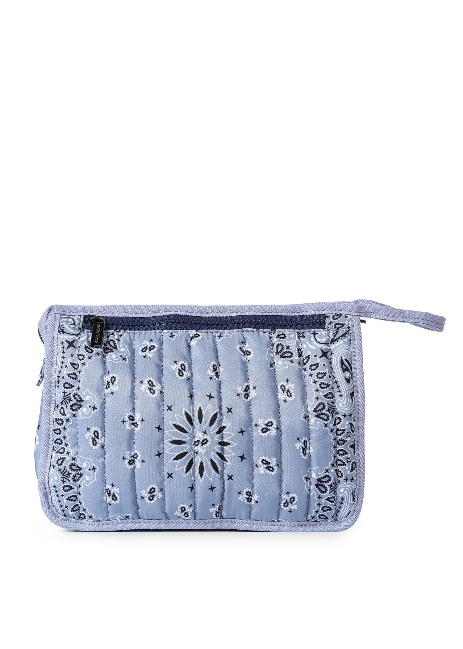Bandana Print Pouch - Beau Light Blue