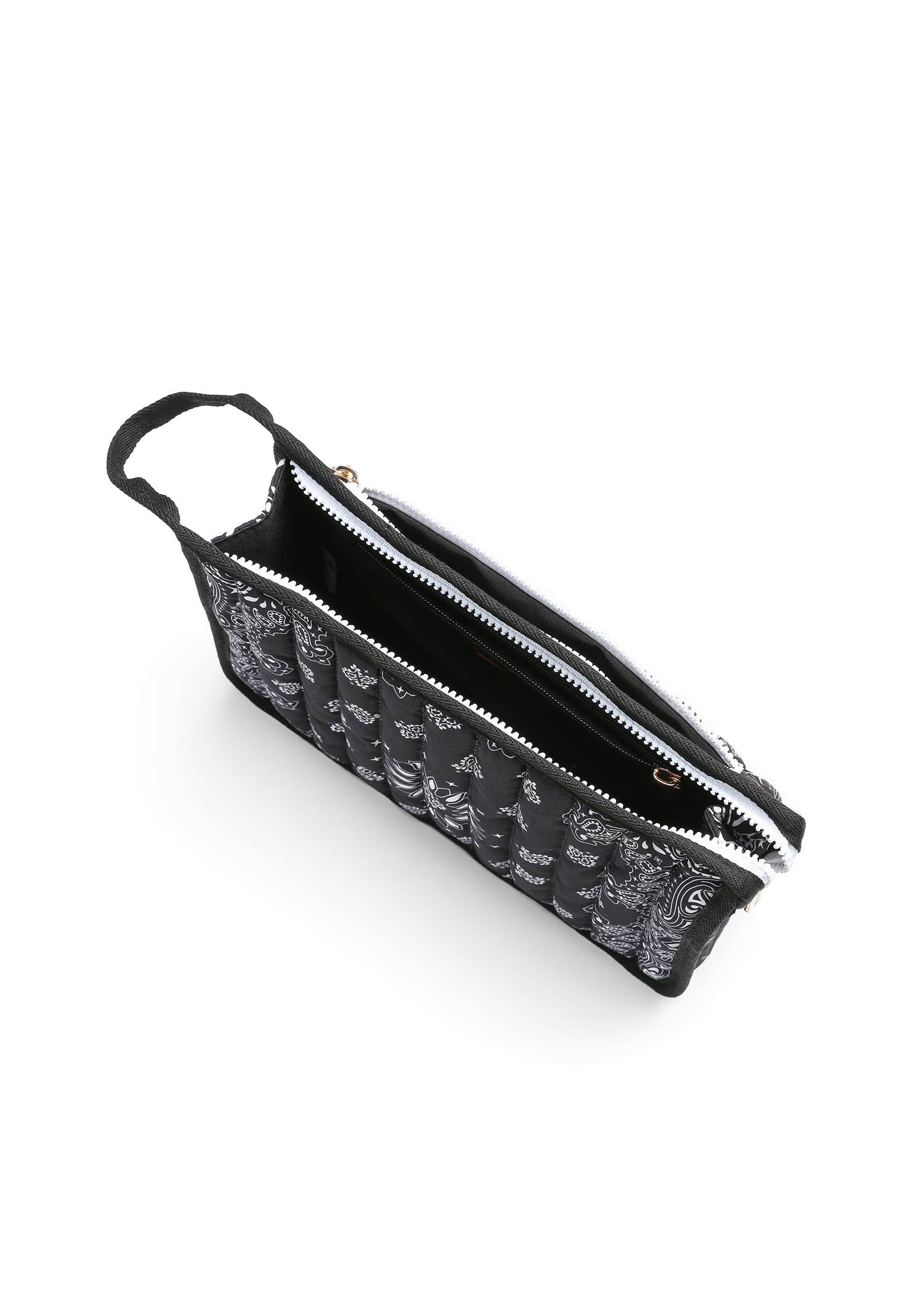 Bandana Print Pouch - Beau Black