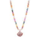 Shell Shaped Ceramic Charm Necklace