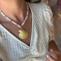 Sea Shell Beaded Necklace