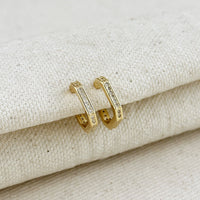 18k Gold Filled Quadratini Earrings