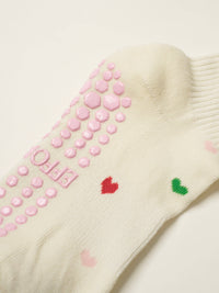 Mini Heart Petal Pilates Socks
