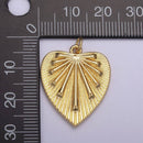 14k Gold Filled Heart Pendant