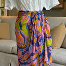 Tropical Sunset Sarong in Pink