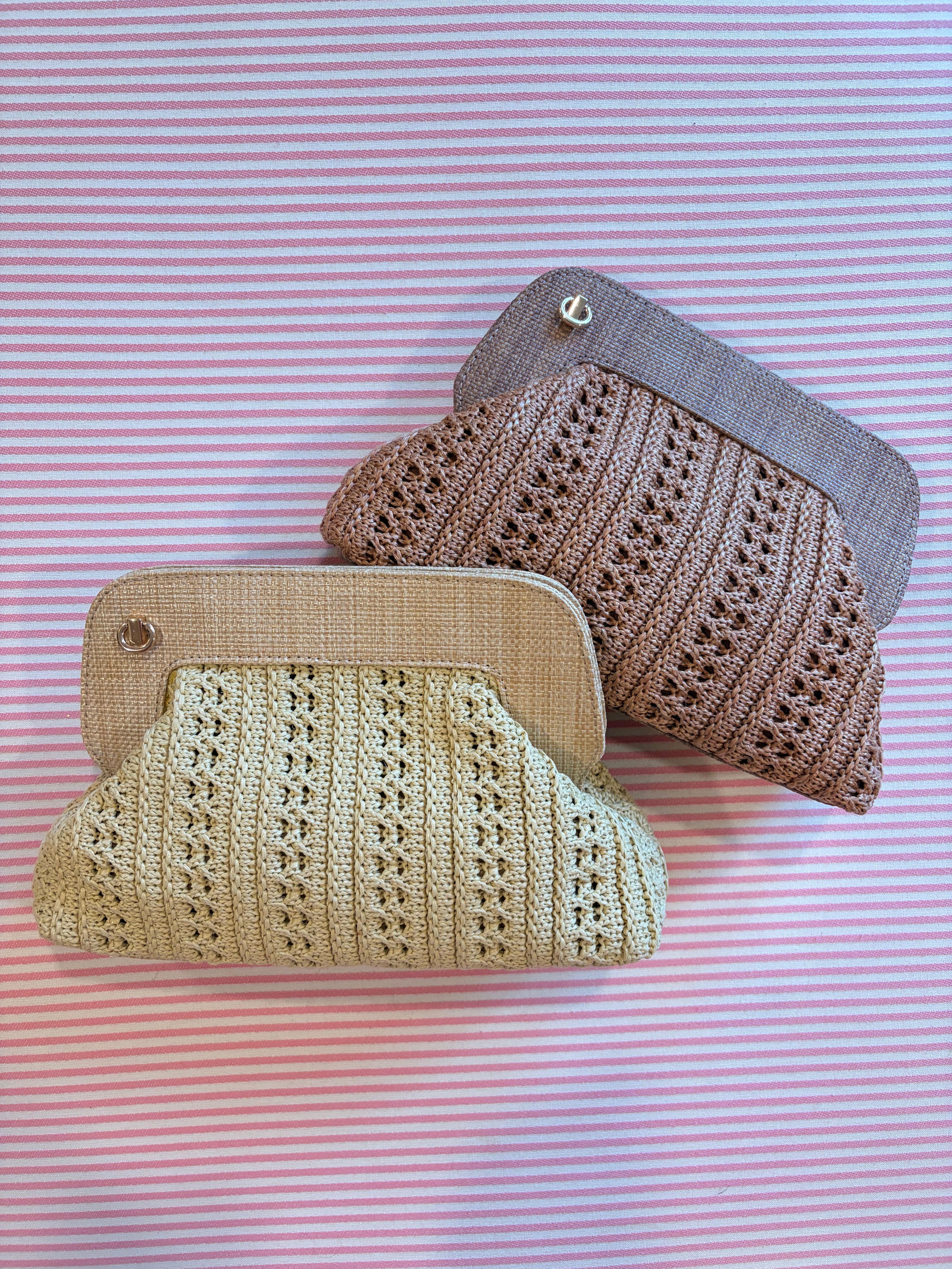 Sun’N’Sand Straw Clutch