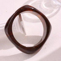 Multicolor Irregular Square Acrylic Bracelets
