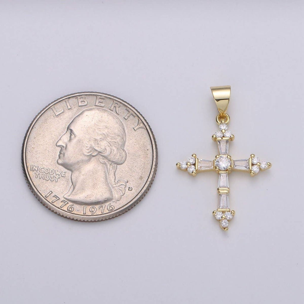 Cubic Cross Pendant