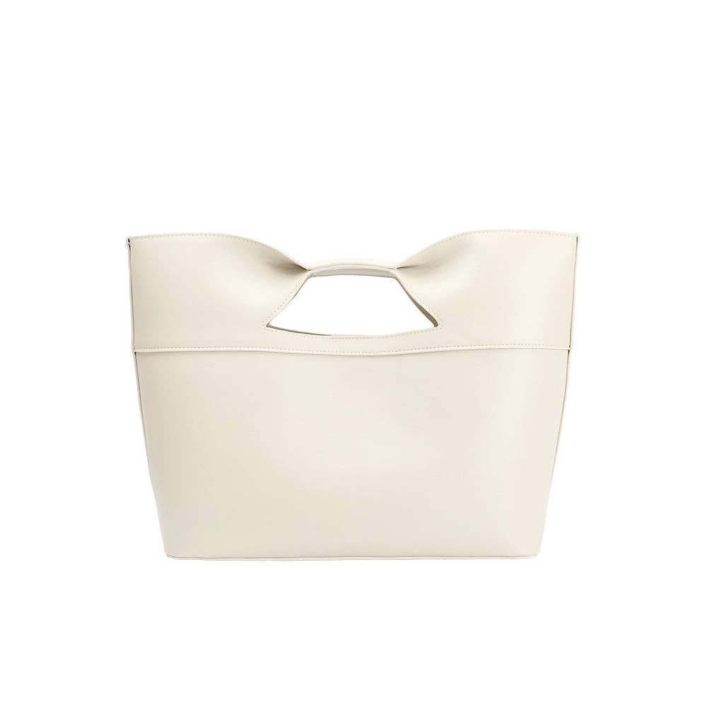 Jillian Ivory Recycled Vegan Tote Bag