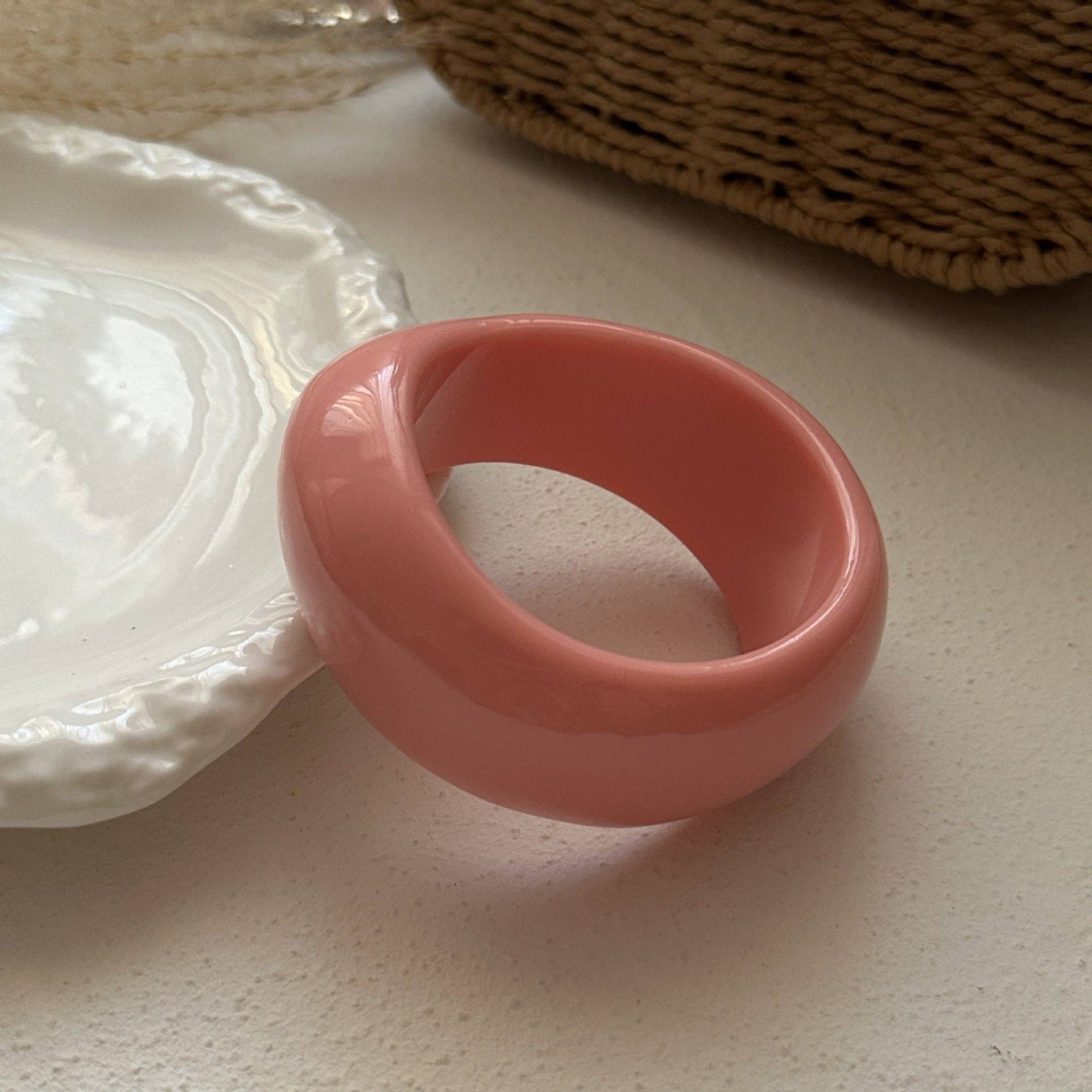 Irregular Layered Smooth Acrylic Bracelets