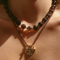 Tommy Cord Necklace in Rust