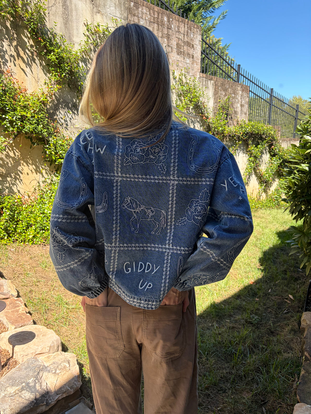 Western Embroidered Denim Jacket