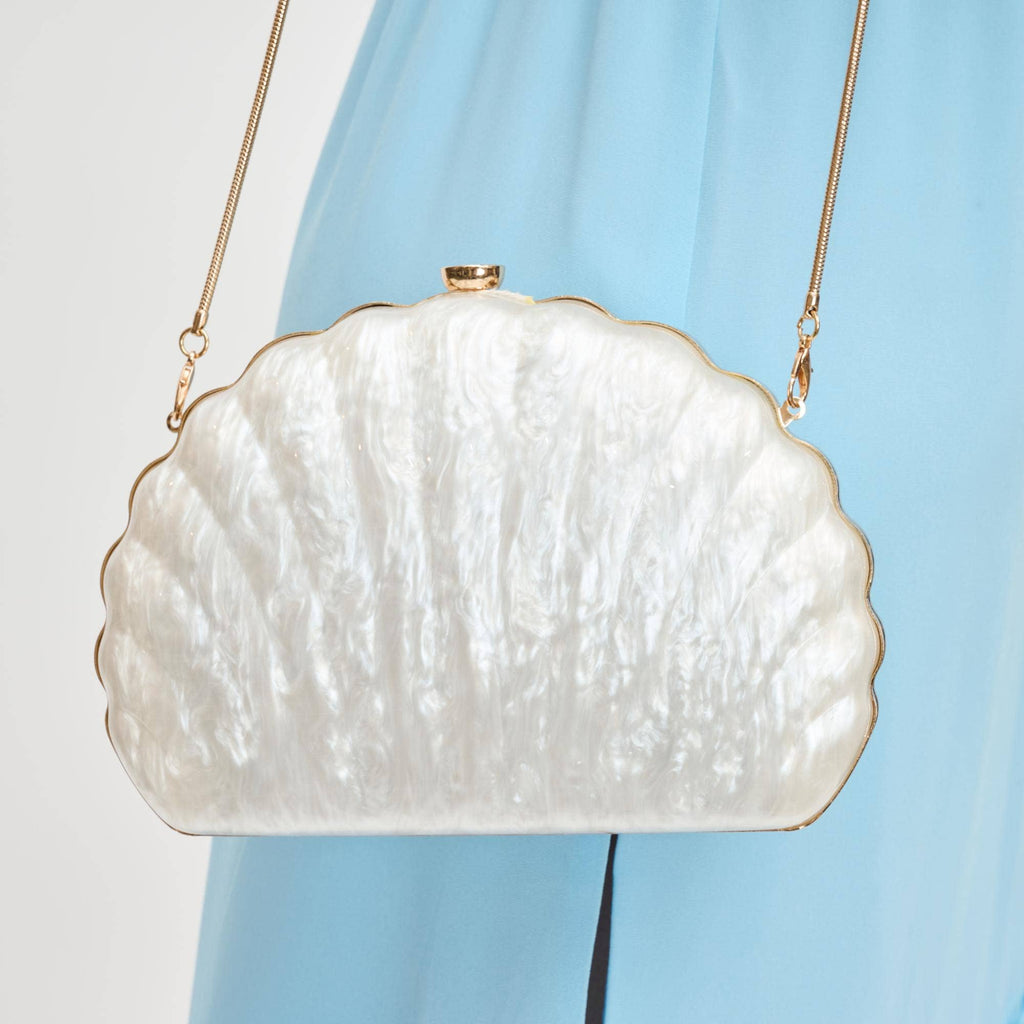 Pearla Seashell Mermaid Evening Bag