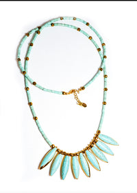 Belmont Turquoise Pendant Necklace