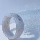Round Wide Acrylic Layered Bracelets