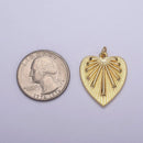 14k Gold Filled Heart Pendant