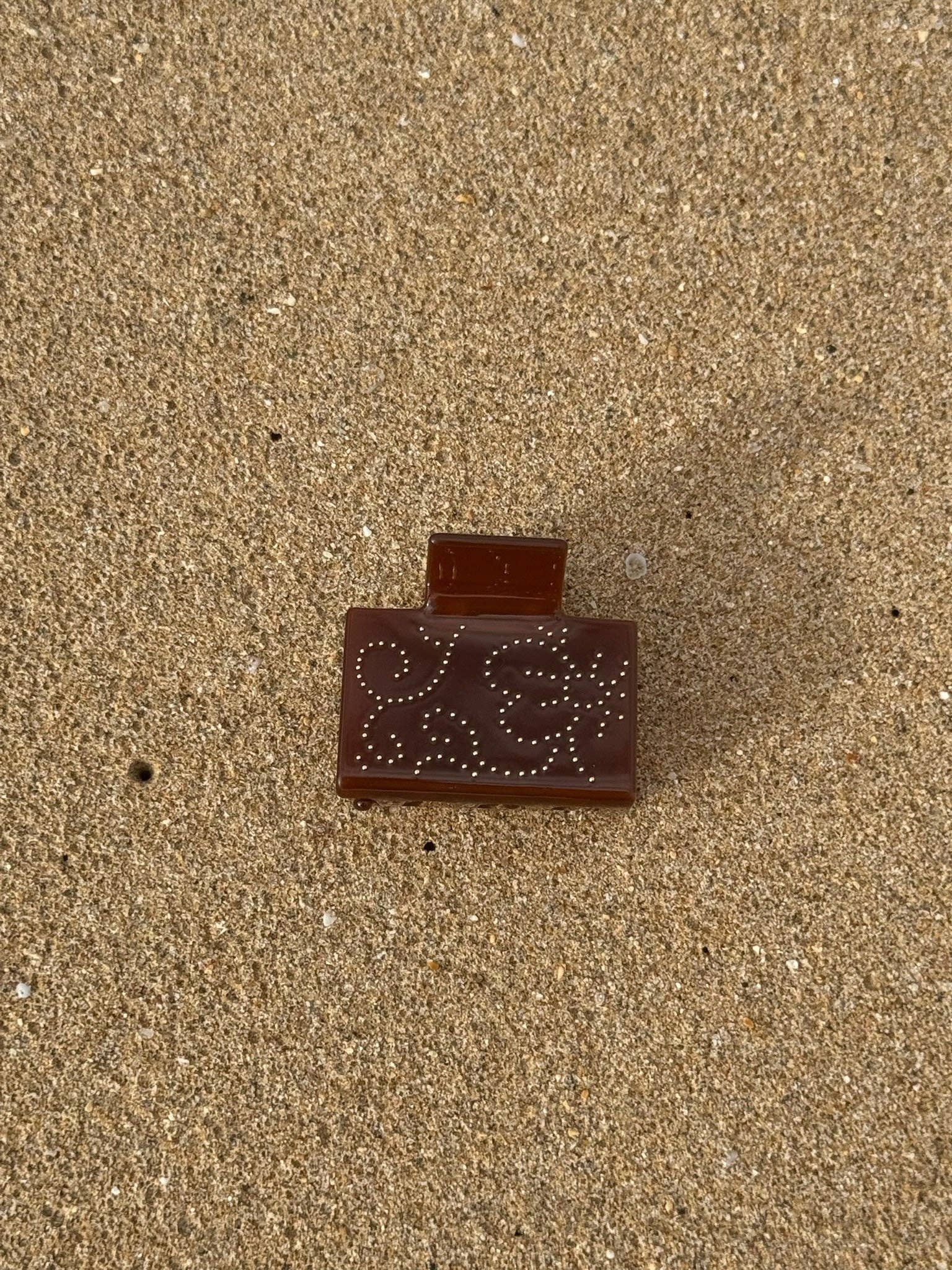 Pia Clip in Brown Bohemian Stud