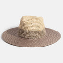 Two Tone Contrast Straw Hat