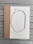 Ivory Paracord & CZ Tennis Necklace