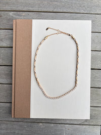 Ivory Paracord & CZ Tennis Necklace