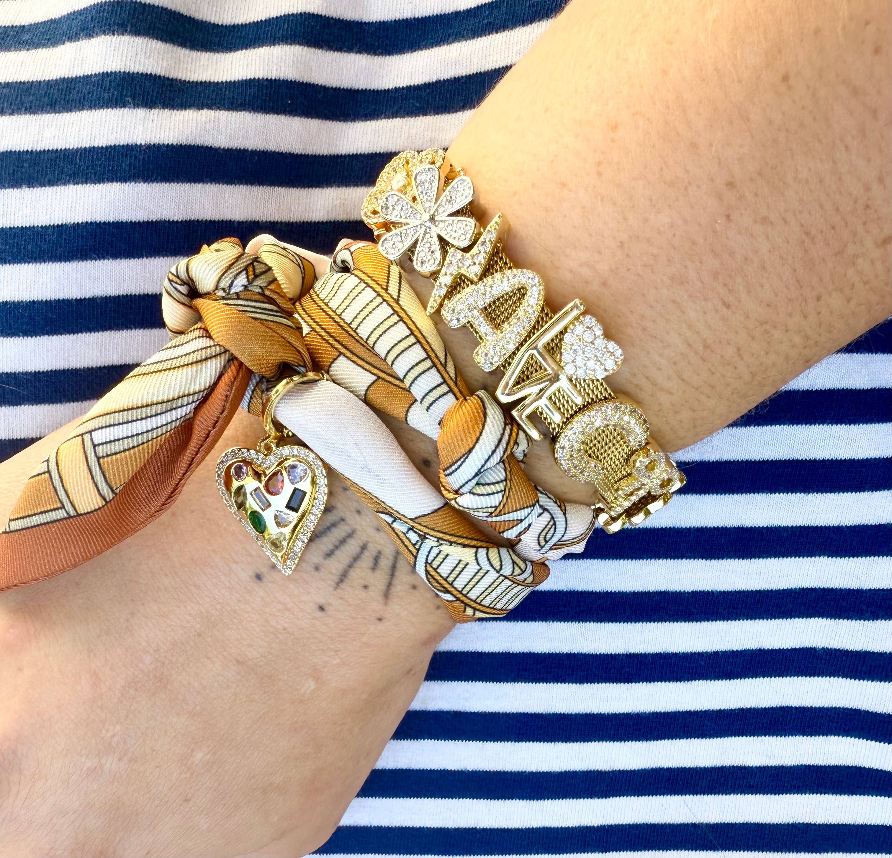 PRE-ORDER: Emory Gold Slider Initials