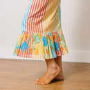 Fruit Stripe Plaid Vienna Sarong