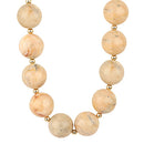 Marble Round Bead Necklace (Multiple Colors Available!)