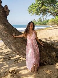 The Beach Dress-Peach Petal