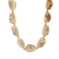 Marble Pebble Stone Necklace (Multiple Colors Available!)