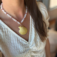 Sea Shell Beaded Necklace