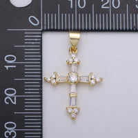 Cubic Cross Pendant