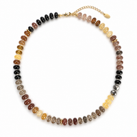 Color Garden Beaded Necklace – Natural Stone Beads Mix