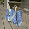 Covered School Tie Fabric Market Bag