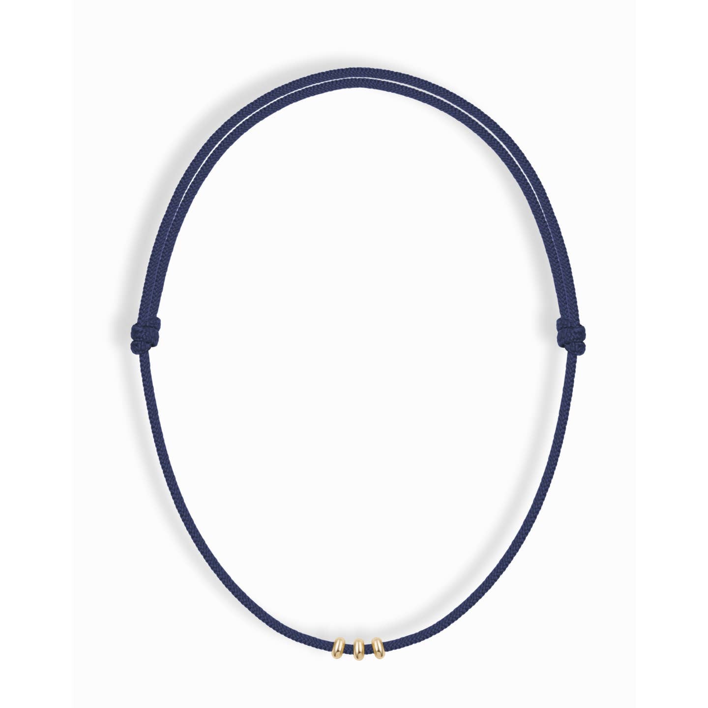 Tommy Cord Necklace in Navy