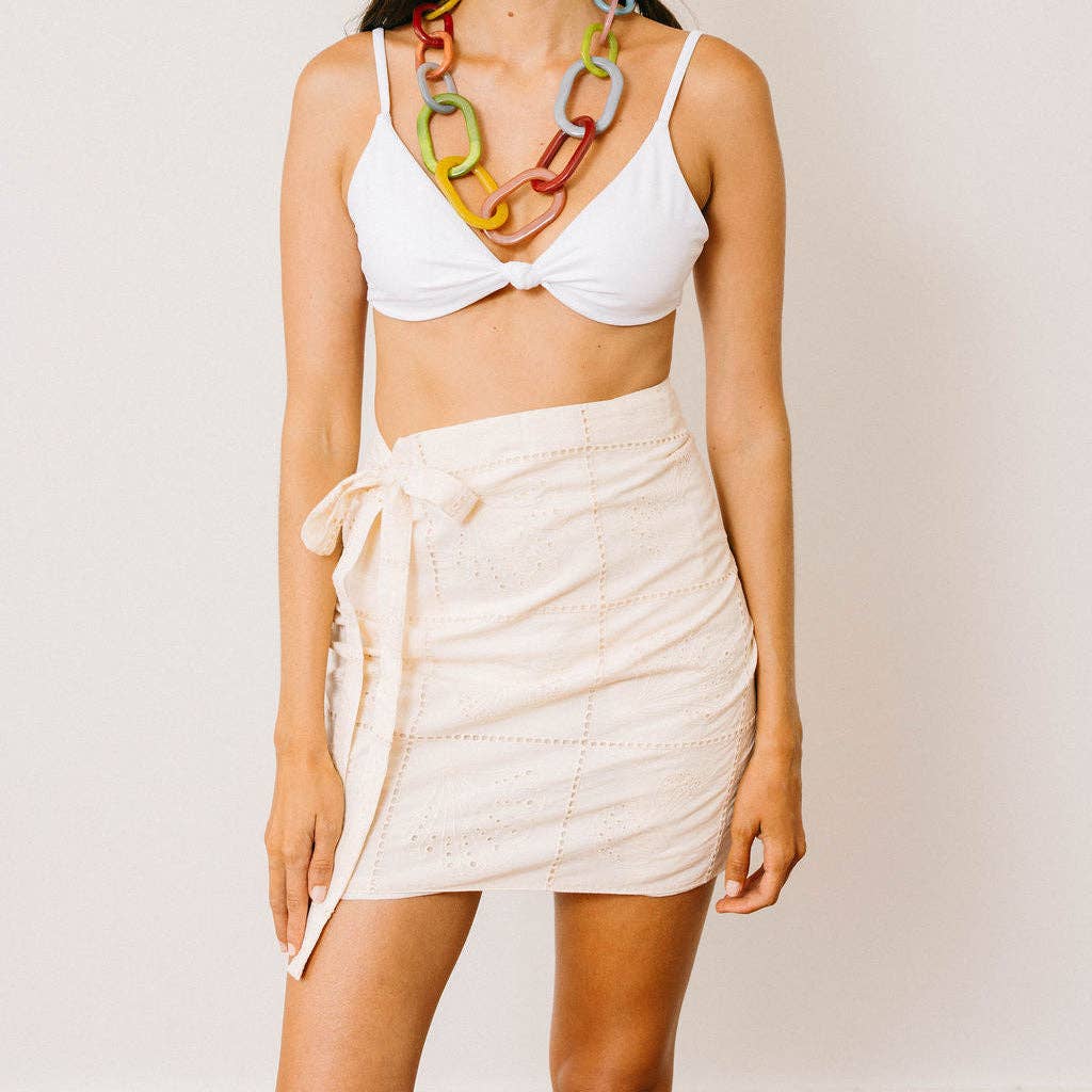 Ivory Shell Marina Sarong
