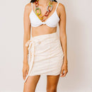 Ivory Shell Marina Sarong