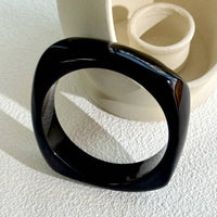 Multicolor Irregular Square Acrylic Bracelets