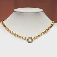 Paperclip Chain Necklace (charm sold separately)